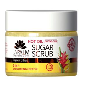La Palm Sugar Scrub 12 oz - Hot oil